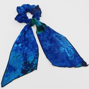 1 of a Kind Patchwork 2 in 1 Scrunchie Bow